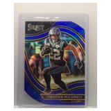Christian McCaffrey 2021 Select Field die-cut...