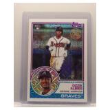 Ozzie Albies 2018 Topps '83 rookie mojo