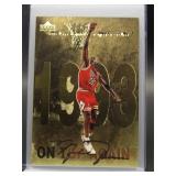 Michael Jordan 1998 Upper Deck Gold Jumbo