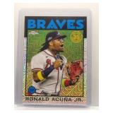 Ronald Acuna Jr. 2021 Topps '86 Chrome mojo