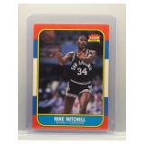 Mike Mitchell 1986 Fleer