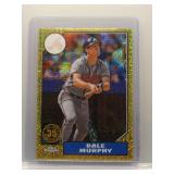 Dale Murphy 2022 Topps '87 Chrome gold mojo