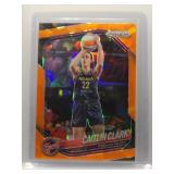 Caitlin Clark 2025 Prizm Orange Cracked Ice
