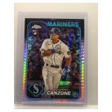 Dominic Canzone 2024 Topps Chrome rookie hyper