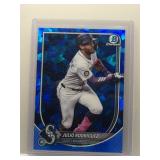 Julio Rodriguez 2025 Bowman Chrome Saphire