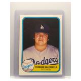 Fernando Valenzuela 1981 Fleer Rookie