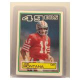 Joe Montana 1983 Topps