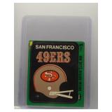 San Francisco 49ers 1978 Fleer sticker