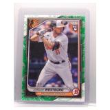 Jordan Westburg 2024 Bowman Chrome RC green...