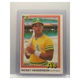 Rickey Henderson 1981 Donruss