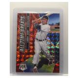 Larry Doby 2021 Mosaic All-Time Greats red mosaic