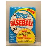 1989 Topps Baseball Sealed Wax Pack