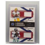 Brett Favre Quincy Carter 2004 Prestige Jersey...