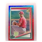 Chase Burns 2025 Donruss Red Blue Rookie