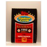 1992 Stadium Club Series 2 Baseball Sealed Pack