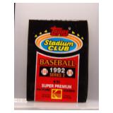 1992 Stadium Club Series 2 Baseball Sealed Pack