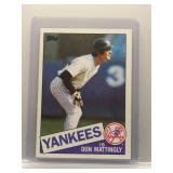 Don Mattingly 1985 Topps