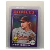 Gunnar Henderson 2024 Topps Heritage all-star...