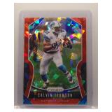 Calvin Johnson 2019 Prizm red/blue ice