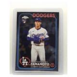 Yoshinobu Yamamoto 2024 Topps Update Chrome RC
