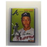 Hank Aaron 2023 Topps Chrome Platinum