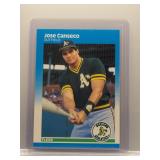 Jose Canseco 1987 Fleer