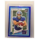 Cam Skattebo 2025 Optic Prizm Rookie blue