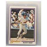 Bucky Dent 1978 Topps