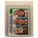 Cal RIpken Jr. 1982 Topps Orioles Future Stars