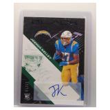 Joshua Kelley Rookie Auto #/10 2020 Black