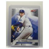 Roki Sasaki 2025 Bowman's Best rookie