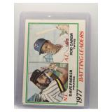 Dave Parker, Rod Carew 1978 Topps Leaders