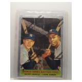M. Mantle & H. Aaron 1997 Topps Commemorative #24