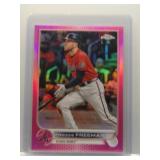 Freddie Freeman 2022 Topps Chrome pink