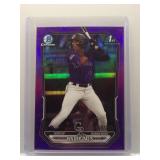 Wilder Dalis 2026 1st Bowman Chrome purple ref....