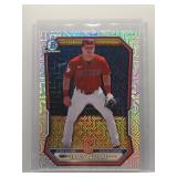 Travis Bazzana 2026 Bowman Chrome mojo