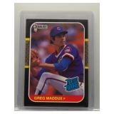 Greg Maddux 1987 Donruss Rookie