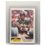 Rickey Henderson 1984 Topps Highlights