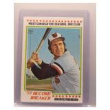 Brooks Robinson 1978 Topps Record Breaker