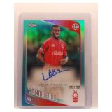 Arnaud Kalimuendo 2026 Topps Chrome auto aqua...