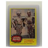 Threepio and Friend 1977 Topps Star Wars