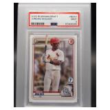 Jordan Walker 2020 1st Bowman Rookie PSA 9