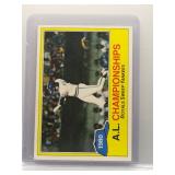 George Brett 1981 Topps A.L. Championship