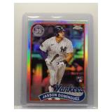 Jasson Dominguez 2024 Topps '89 Chrome rookie ref.