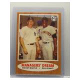 Mickey Mantle and Willie Mays 2021 Topps...