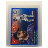 Eugenio Suarez 2025 Topps Chrome Platinum blue...