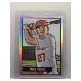 Mike Trout 2017 Bowman '51 Reproduction