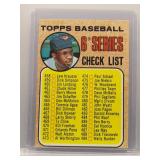 1968 Topps Baseball Checklist 6th Series