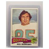 Nick Buoniconti 1975 Topps
