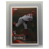 Stepehn Strasburg 2010 Topps Chrome rookie